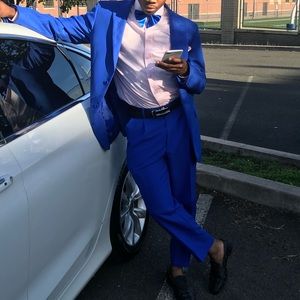 ROYAL BLUE PROM DRESS